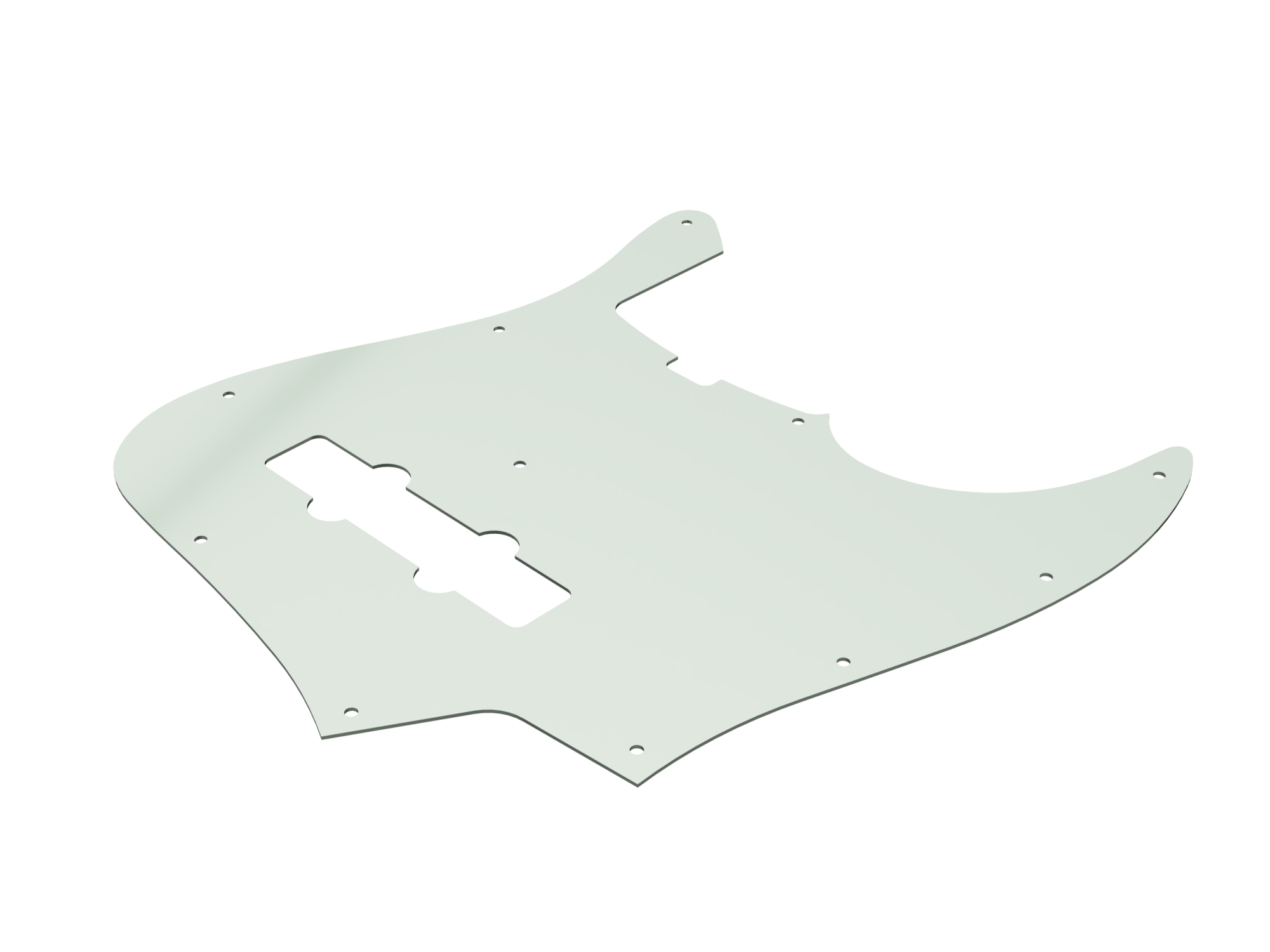 Type Jazz Bass ピックガード オーダー | 木乃紫檀町工場